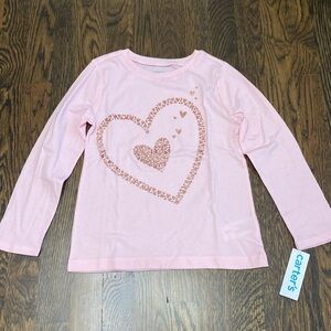 NWT Carter’s Girls Long Sleeve Top size Small 6-7